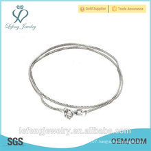 New arrival high quality platinum plated necklace platinum chain necklaces